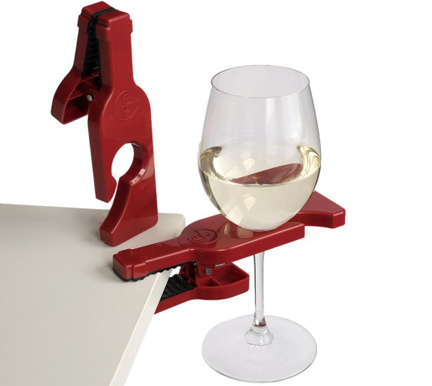 Portable Plastic Suction Wine Cup Holder Silicone Wine Glass