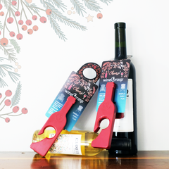 🎆 (20) wineGrasp® Cheers! Singles, (1) Cardboard Counter Display, (1) Sample wineGrasp